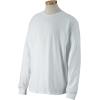 Russell Athletic Men’s Dri-Power Long Sleeve Tees, Moisture Wicking, Odor Protection, UPF 30+(Basic White)