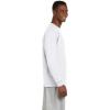 Russell Athletic Men’s Dri-Power Long Sleeve Tees, Moisture Wicking, Odor Protection, UPF 30+(Basic White)