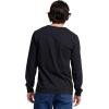 Russell Athletic Men’s Dri-Power Long Sleeve Tees, Moisture Wicking, Odor Protection, UPF 30+(Black)