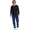 Russell Athletic Men’s Dri-Power Long Sleeve Tees, Moisture Wicking, Odor Protection, UPF 30+(Black)