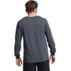 Russell Athletic Men’s Dri-Power Long Sleeve Tees, Moisture Wicking, Odor Protection, UPF 30+(Black Heather)