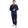 Russell Athletic Men’s Dri-Power Long Sleeve Tees, Moisture Wicking, Odor Protection, UPF 30+(Navy)