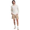 Russell Athletic Men’s Dri-Power Long Sleeve Tees, Moisture Wicking, Odor Protection, UPF 30+(Vintage White)