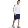 Russell Athletic Men’s Dri-Power Long Sleeve Tees, Moisture Wicking, Odor Protection, UPF 30+(White)