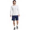 Russell Athletic Men’s Dri-Power Long Sleeve Tees, Moisture Wicking, Odor Protection, UPF 30+(White)
