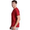 Russell Athletic Mens Dri-Power Short Sleeve Tees, Moisture Wicking, Odor Protection, UPF 30+, Sizes S-4x(Cardinal)