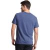 Russell Athletic Mens Dri-Power Short Sleeve Tees, Moisture Wicking, Odor Protection, UPF 30+, Sizes S-4x(Vintage Heather Navy)