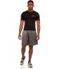 Russell Athletic Mens Fitted Compression Crew Neck Short Sleeve T Shirt, Gym Training Top(Black)