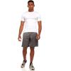 Russell Athletic Mens Fitted Compression Crew Neck Short Sleeve T Shirt, Gym Training Top(White)