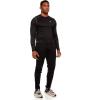 Russell Athletic Men’s Fitted Not Tight Long Sleeve Performance T-Shirt(Black)