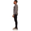 Russell Athletic Men’s Fitted Not Tight Long Sleeve Performance T-Shirt(Black Heather)