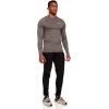 Russell Athletic Men’s Fitted Not Tight Long Sleeve Performance T-Shirt(Black Heather)