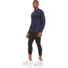 Russell Athletic Men’s Fitted Not Tight Long Sleeve Performance T-Shirt(Dk Navy)