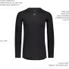 Russell Athletic Men’s Long Sleeve Compression Tee(Black)