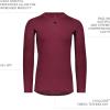 Russell Athletic Men’s Long Sleeve Compression Tee(Maroon)