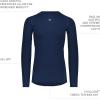 Russell Athletic Men’s Long Sleeve Compression Tee(Navy)
