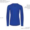 Russell Athletic Men’s Long Sleeve Compression Tee(Royal)
