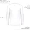 Russell Athletic Men’s Long Sleeve Compression Tee(White)