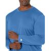 Russell Athletic Men’s Long Sleeve Performance Tee(Cold Blue)