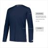 Russell Athletic Men’s Long Sleeve Performance Tee(Navy)