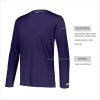 Russell Athletic Men’s Long Sleeve Performance Tee(Purple)