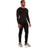 Russell Athletic Men’s Long-Sleeve Compression Top Lightweight Compression Shirts for Men Running Athletic Workout(Black)
