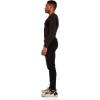 Russell Athletic Men’s Long-Sleeve Compression Top Lightweight Compression Shirts for Men Running Athletic Workout(Black)