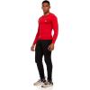 Russell Athletic Men’s Long-Sleeve Compression Top Lightweight Compression Shirts for Men Running Athletic Workout(Red)