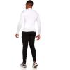 Russell Athletic Men’s Long-Sleeve Compression Top Lightweight Compression Shirts for Men Running Athletic Workout(White)