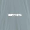 Russell Athletic Mens Men’s 2-Button Baseball Jersey – Short Sleeve Moisture-Wicking Dri-Power Performance Shirt(Baseball Grey)