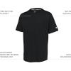 Russell Athletic Mens Men’s 2-Button Baseball Jersey – Short Sleeve Moisture-Wicking Dri-Power Performance Shirt(Black)