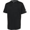 Russell Athletic Mens Men’s 2-Button Baseball Jersey – Short Sleeve Moisture-Wicking Dri-Power Performance Shirt(Black)