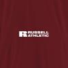 Russell Athletic Mens Men’s 2-Button Baseball Jersey – Short Sleeve Moisture-Wicking Dri-Power Performance Shirt(Cardinal)