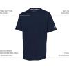 Russell Athletic Mens Men’s 2-Button Baseball Jersey – Short Sleeve Moisture-Wicking Dri-Power Performance Shirt(Navy)