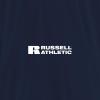 Russell Athletic Mens Men’s 2-Button Baseball Jersey – Short Sleeve Moisture-Wicking Dri-Power Performance Shirt(Navy)