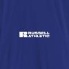 Russell Athletic Mens Men’s 2-Button Baseball Jersey – Short Sleeve Moisture-Wicking Dri-Power Performance Shirt(Royal)