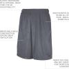 Russell Athletic Men’s Mesh Pocket Short(Steel)