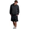 Russell Athletic Men’s Relaxed Fit 9″ Cotton Shorts with Pockets, Adjustable Elastic Waist, Sizes S-4X(Black)