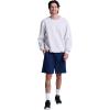 Russell Athletic Men’s Relaxed Fit 9″ Cotton Shorts with Pockets, Adjustable Elastic Waist, Sizes S-4X(Navy)