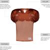 Russell Athletic Mens Stock Practice Jersey(Burnt Orange)