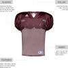 Russell Athletic Mens Stock Practice Jersey(Maroon)