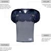 Russell Athletic Mens Stock Practice Jersey(Navy)