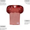 Russell Athletic Mens Stock Practice Jersey(True Red)