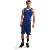 Russell Athletic Unisex-Adult Athletic Cut Basketball Shorts(Navy/White)