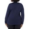 Russell Athletic Women’s Cotton Performance T-Shirts(Long Sleeve – Navy)