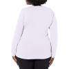 Russell Athletic Women’s Cotton Performance T-Shirts(Long Sleeve – White)