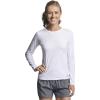 Russell Athletic Women’s Cotton Performance T-Shirts(Long Sleeve – White)