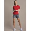 Russell Athletic Womens Women’s Cotton Performance T-Shirts(True Red)