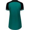 Russell Athletic Womens Women’s V-Neck Softball Jersey – Short Sleeve Moisture-Wicking Tee – Classic Athletic Wear(Aqua/Black/White)