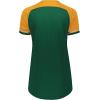 Russell Athletic Womens Women’s V-Neck Softball Jersey – Short Sleeve Moisture-Wicking Tee – Classic Athletic Wear(Dark Green/Gold/White)